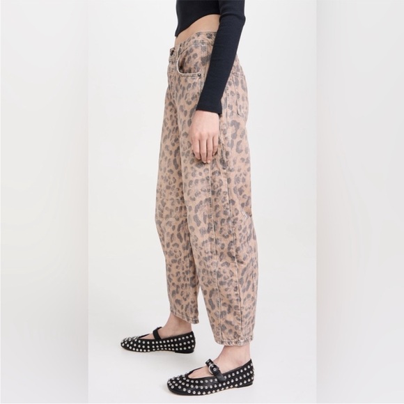 Free People Good Luck Mid Rise Barrel Jeans - Picture 7 of 12